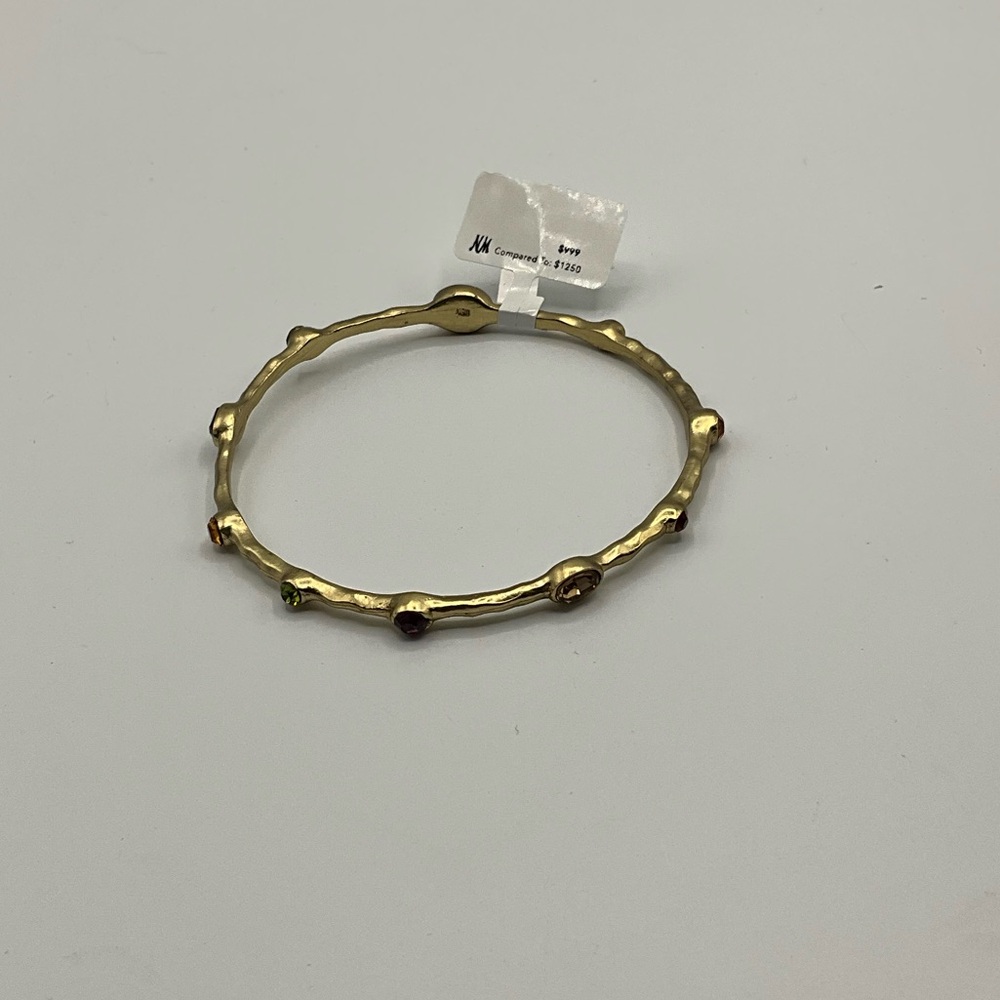 18k Gemstone Bangle - Picture 11 of 12